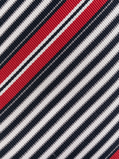 Thom Browne diagonal stripe knitted tie outlook