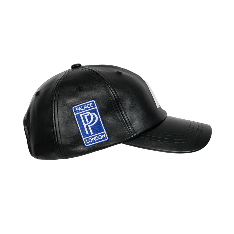 PALACE FAUX LEATHER P 6-PANEL BLACK outlook