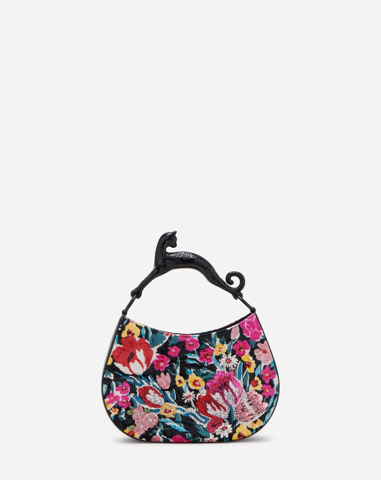 EMBROIDERED PM HOBO CAT BAG - 1