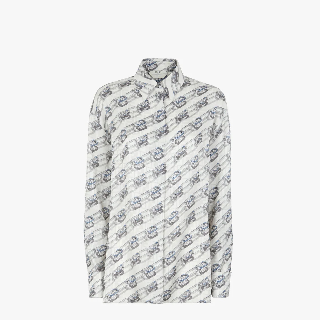 White FF silk shirt - 1