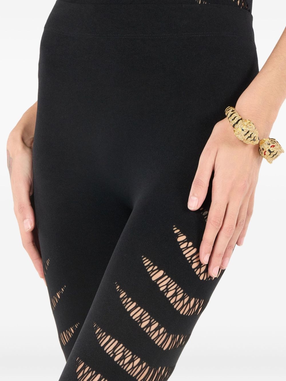 python-patterned leggings - 5
