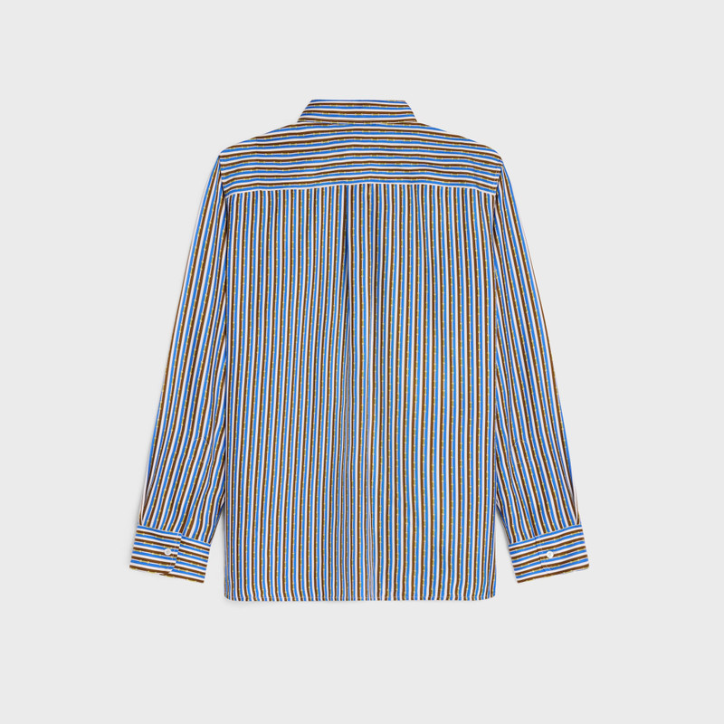 CELINE oversized shirt IN silk twill outlook