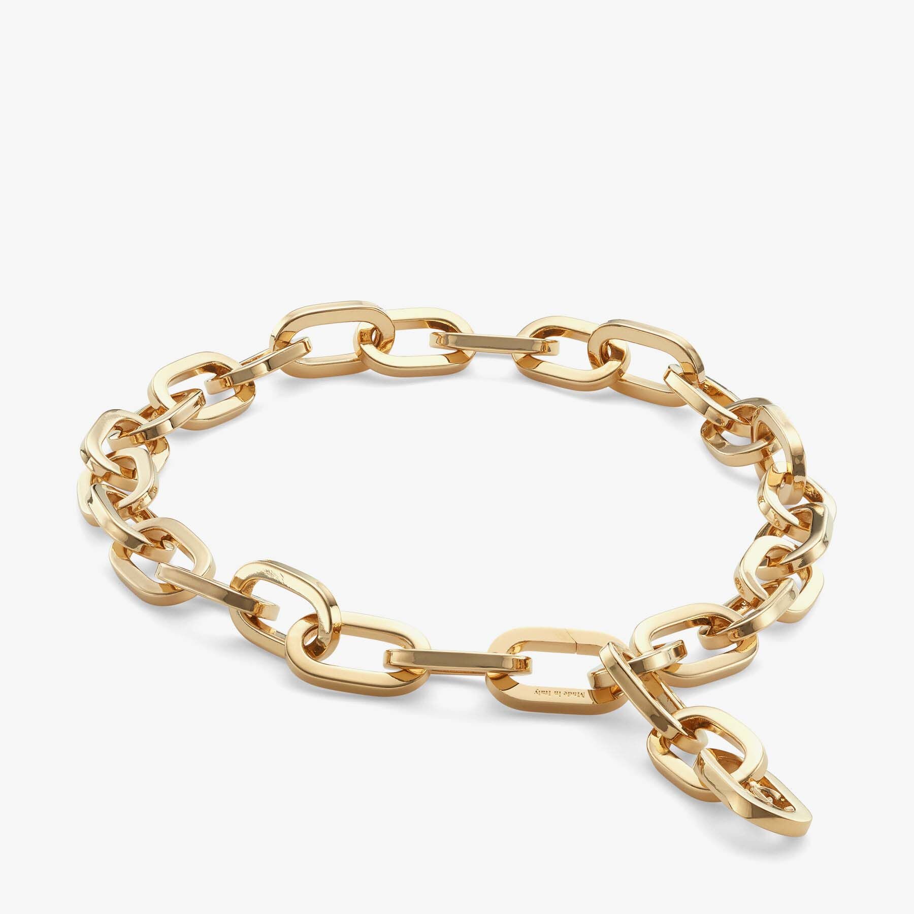 JC Chain Necklace
Gold-Finish Metal JC Chain Necklace - 5