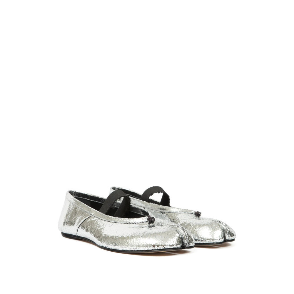 Maison Margiela Silver Ballet Flats Women - 4