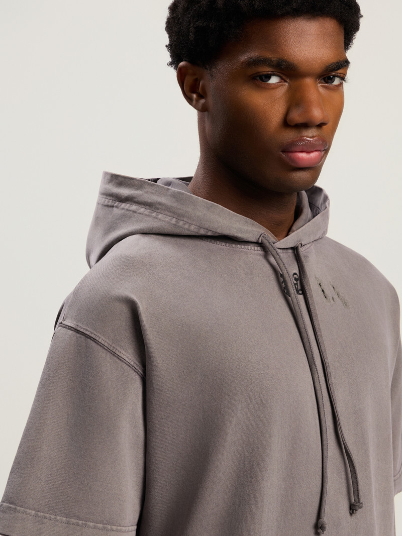 Monogram Distressed Hoodie 6