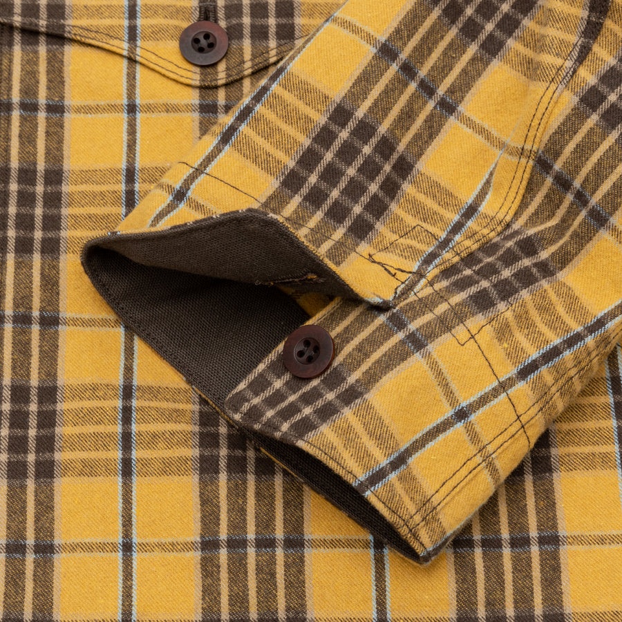 COTTON FLANNEL CHECK BLOUSON - 5