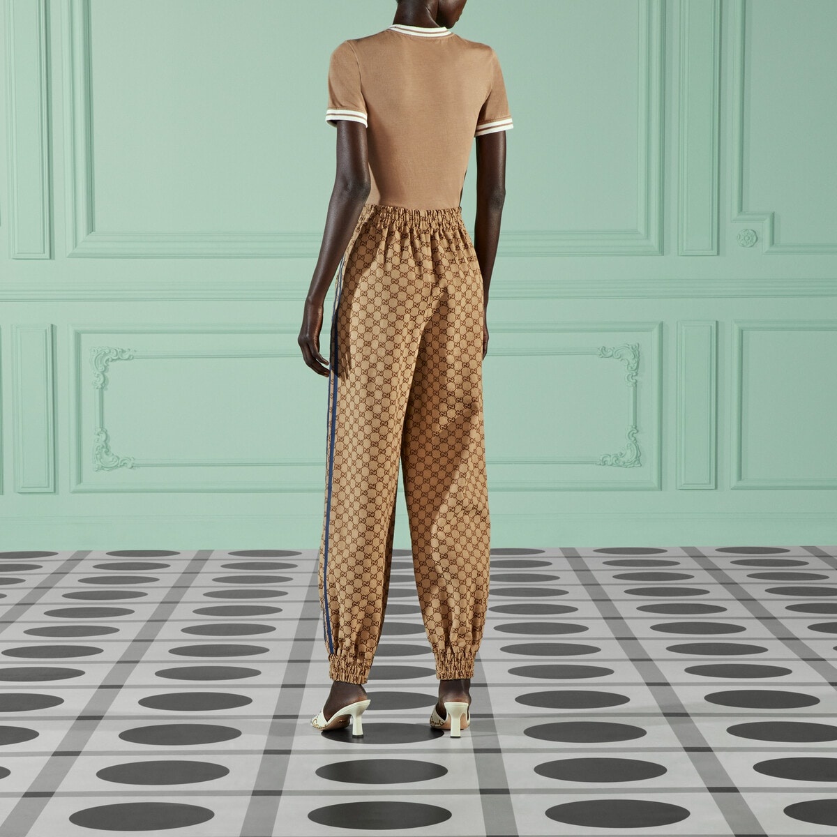 adidas x Gucci GG canvas pant - 8
