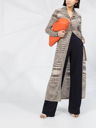 Missoni abstract print cardi-coat outlook