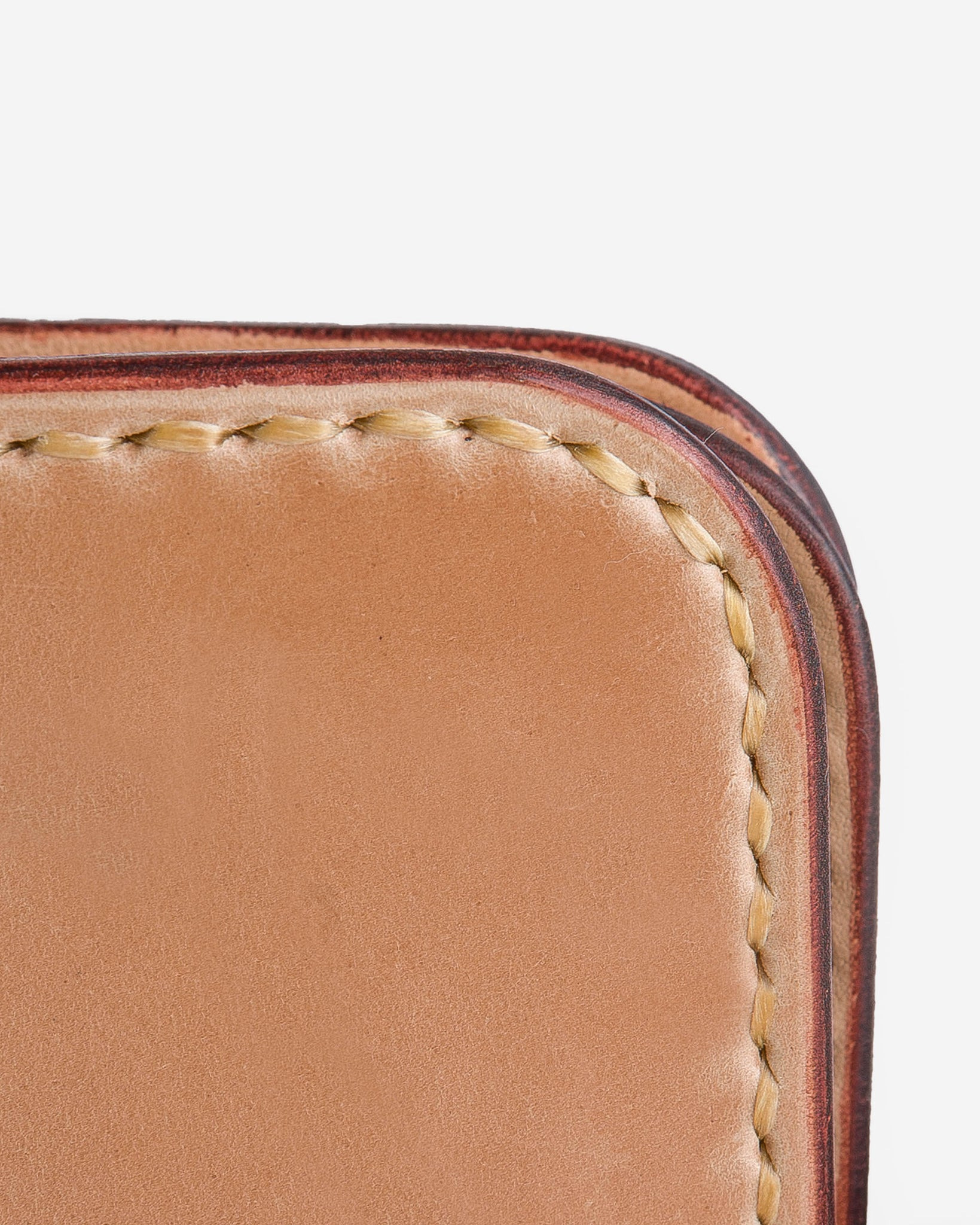 IHG-02-NAT Medium Shell Cordovan Wallet - Natural - 3