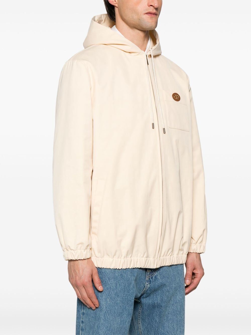 VLogo Signature hooded jacket - 3