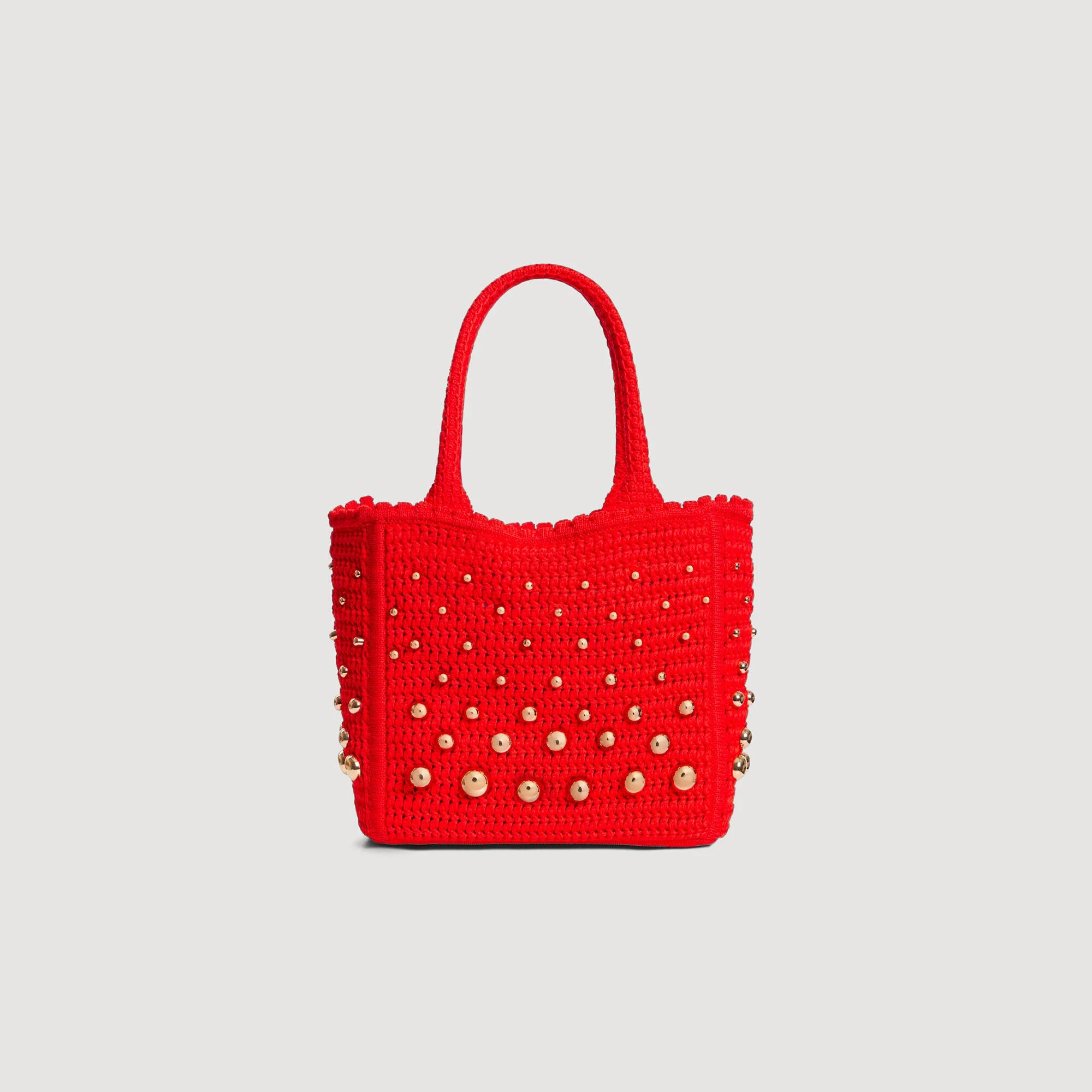 STUDDED CROCHET BAG - 1