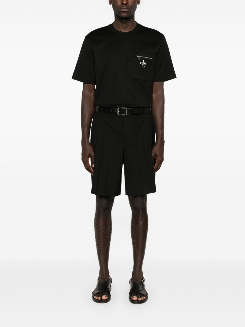 `Fendi Roma` Print  T-Shirt - 2