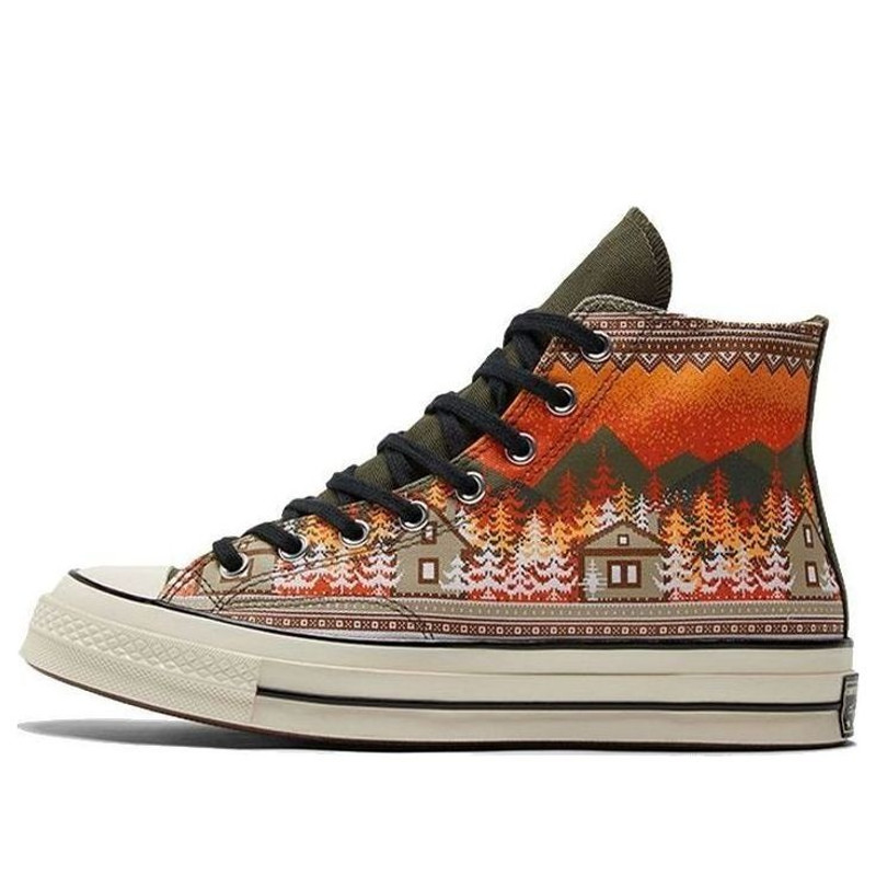 Converse Chuck 70 High 'Holiday Sweater - Orange' 172134C - 1