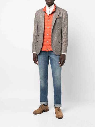 Brunello Cucinelli high-neck padded gilet outlook