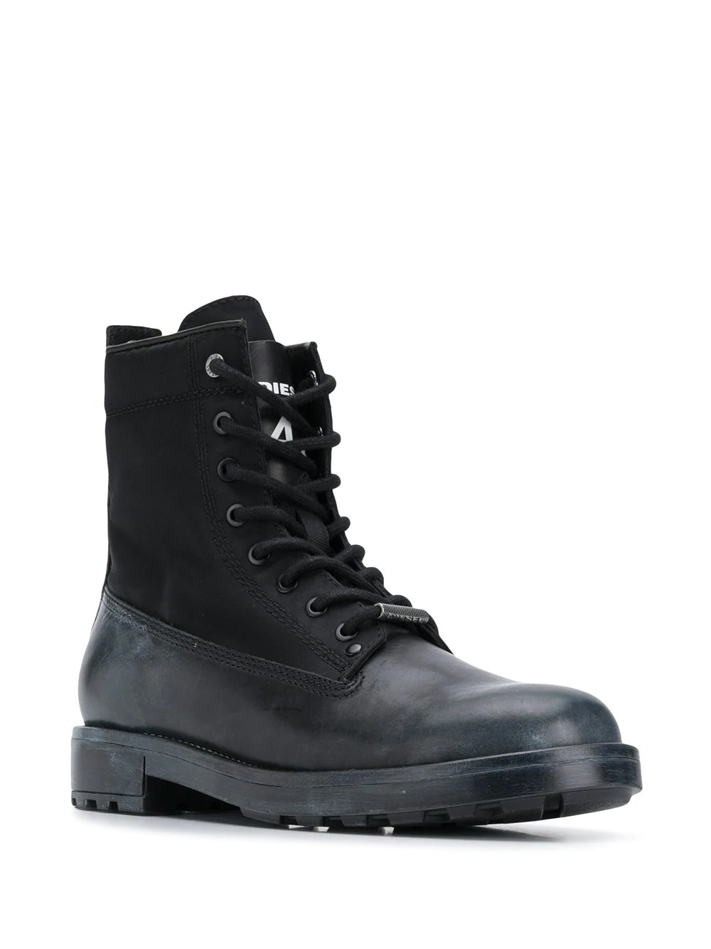 two-tone cargo boots - 2