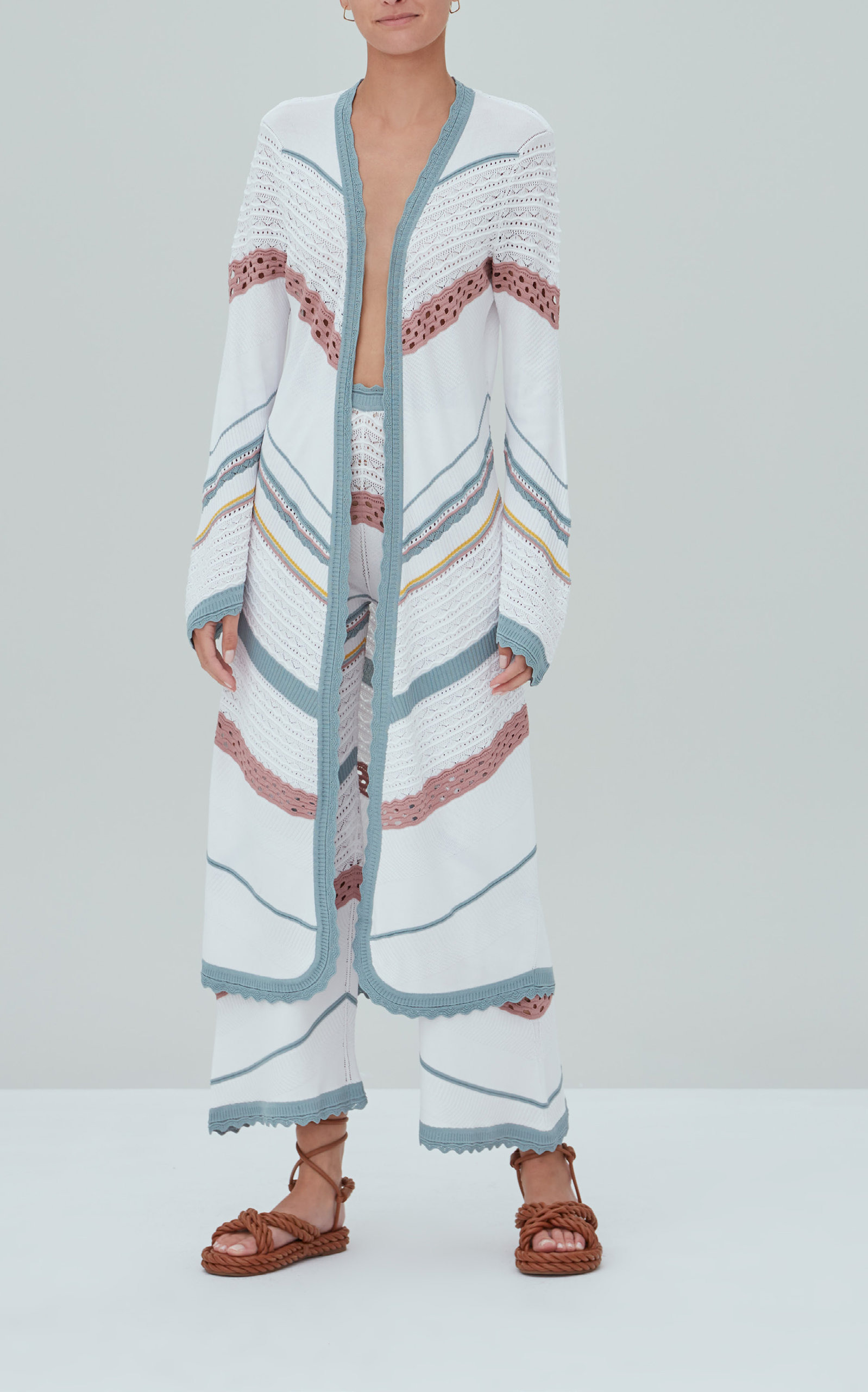 Oanez Long-Lined Cardigan multi - 1