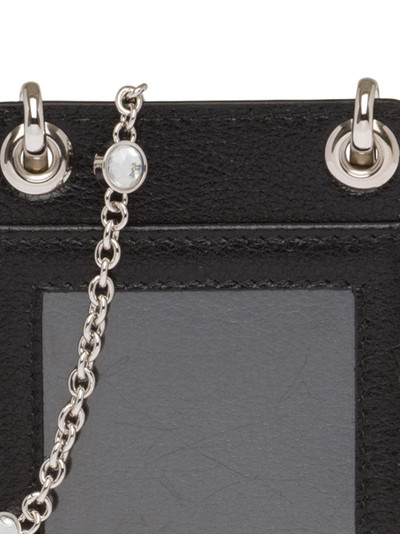 Miu Miu crystal-fringe on-chain cardholder outlook