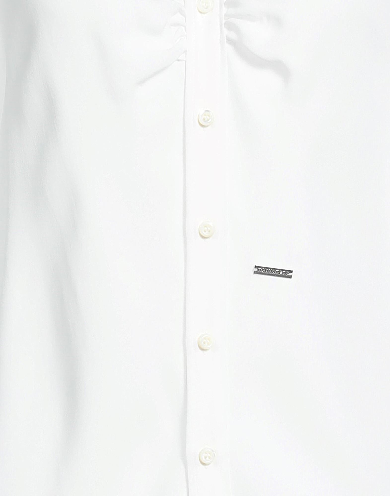 White Women's Silk Shirts & Blouses - 4