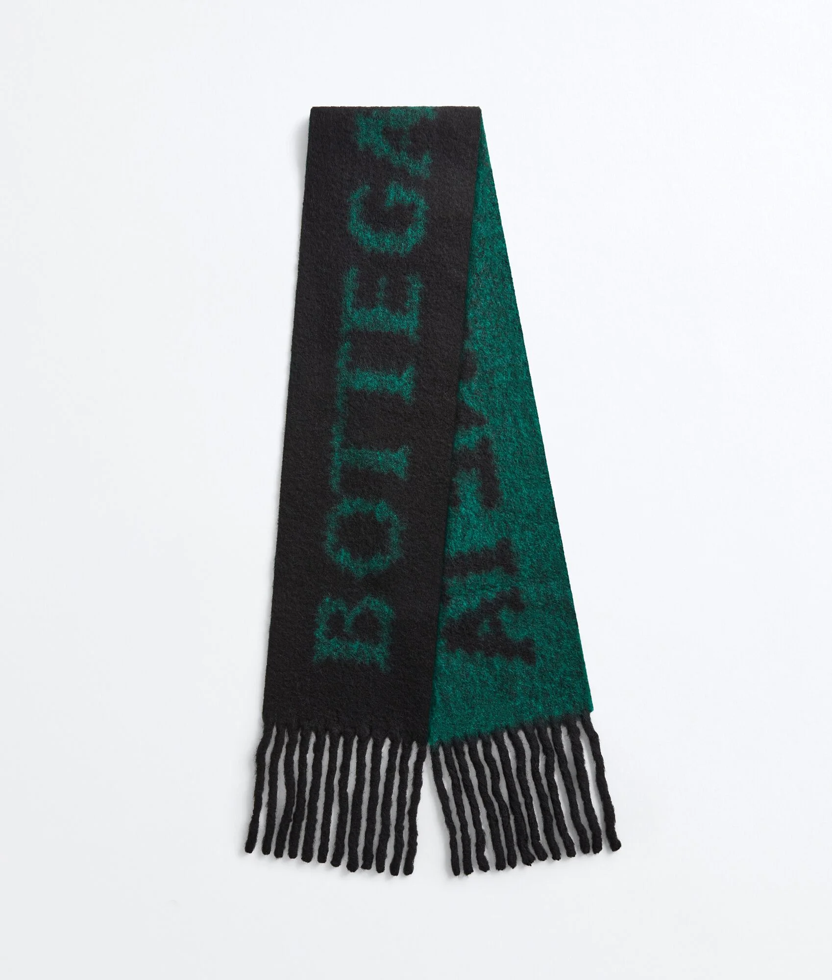Jacquard Wool and Mohair Scarf - 1