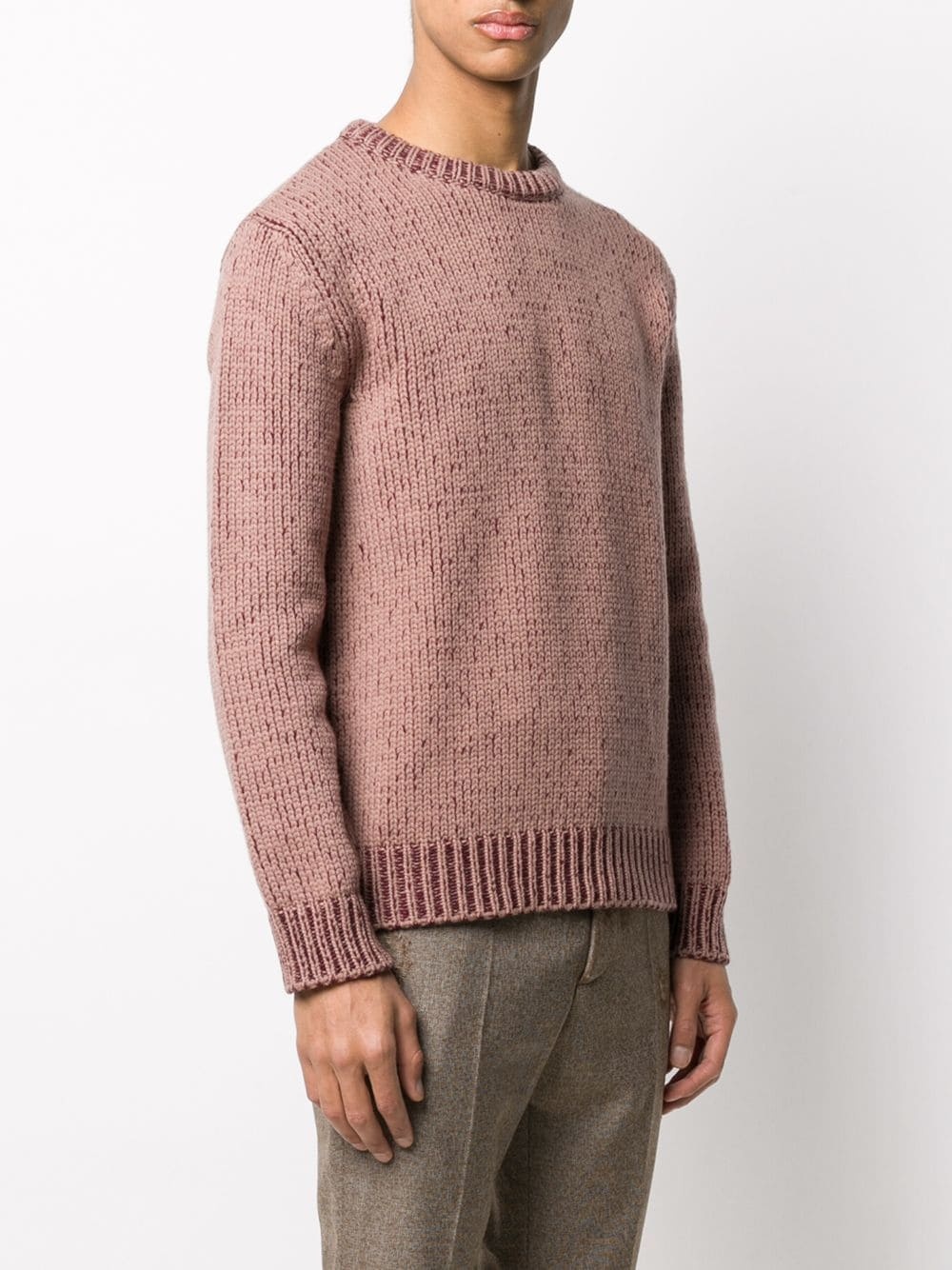 marled knit jumper - 3