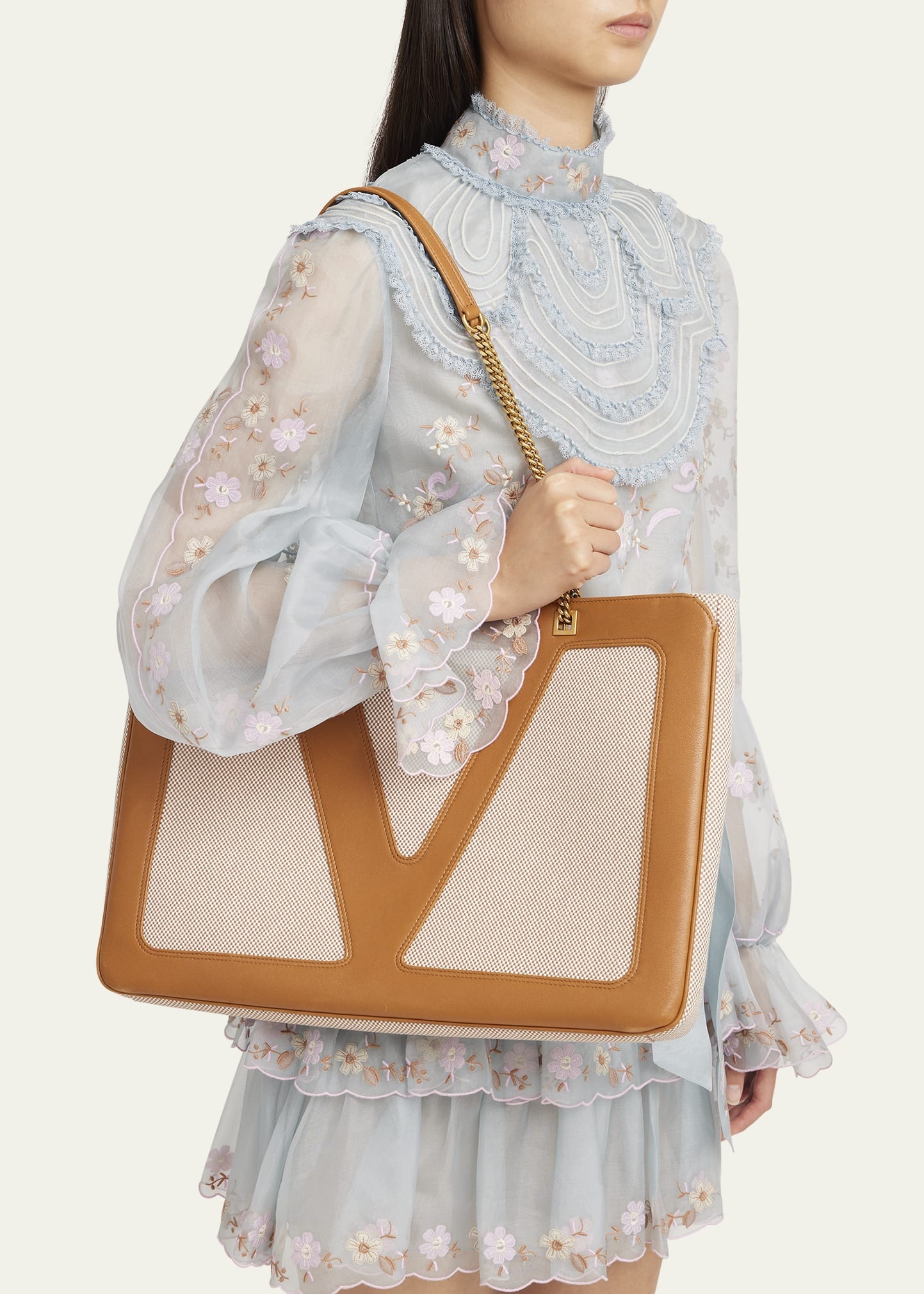 Viva Superstar Large VLOGO Canvas Tote Bag - 2