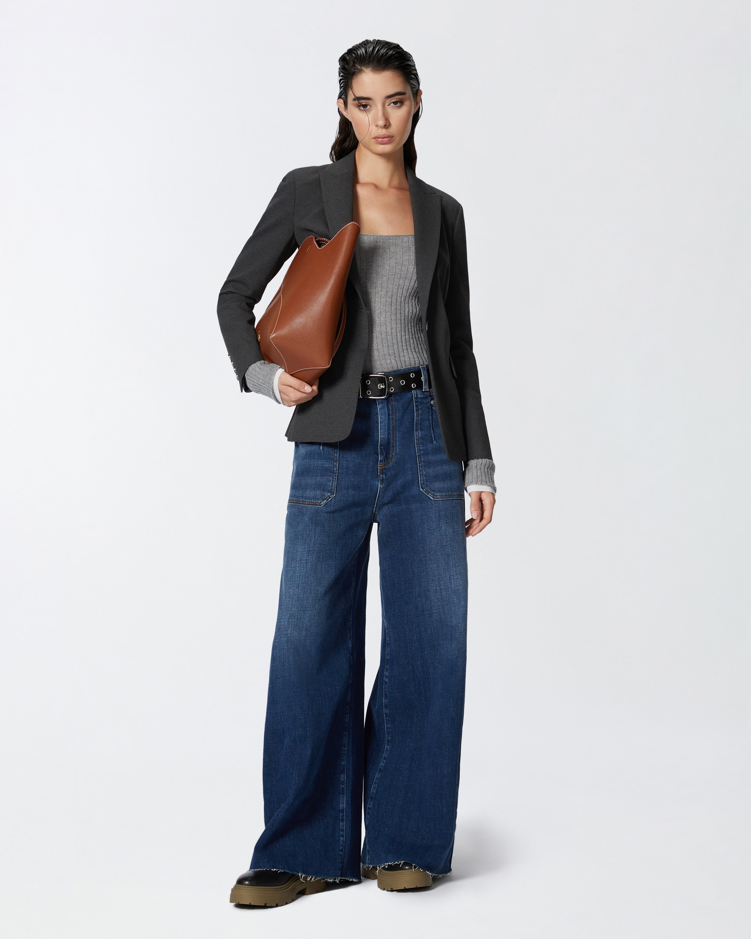 RIBBED WOOL AND CASHMERE SWEATER - 3