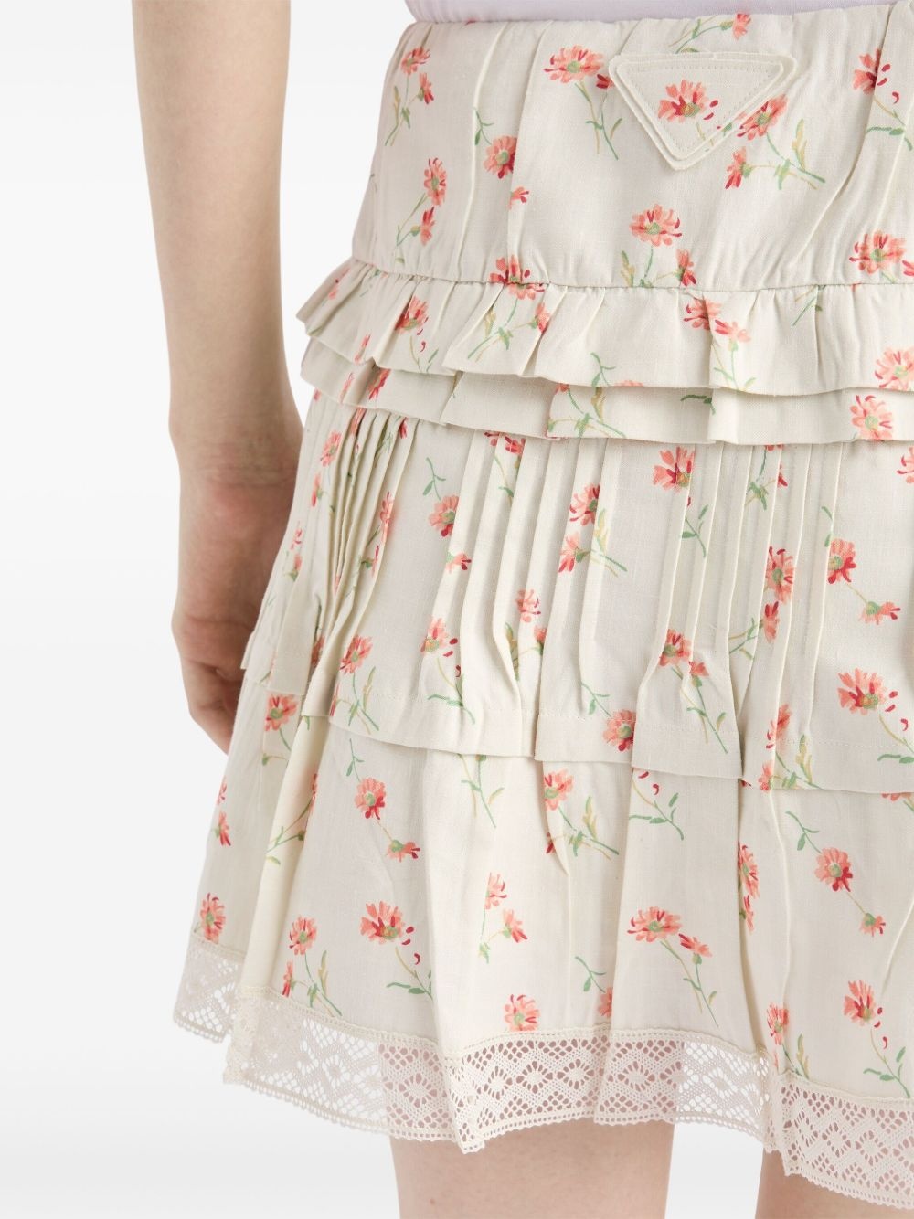 floral-print skirt - 5