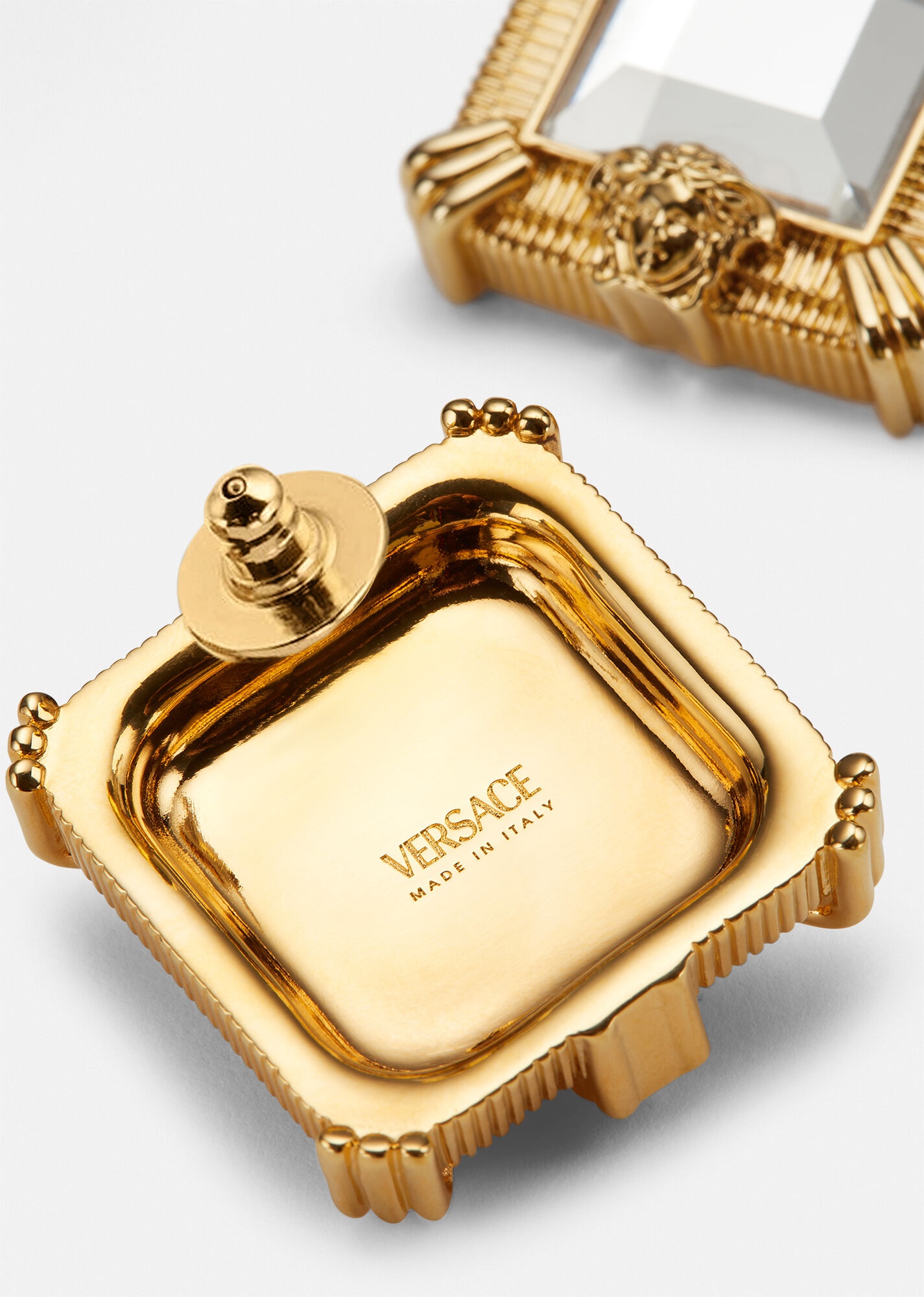 Medusa Biggie Crystal Earrings - 2