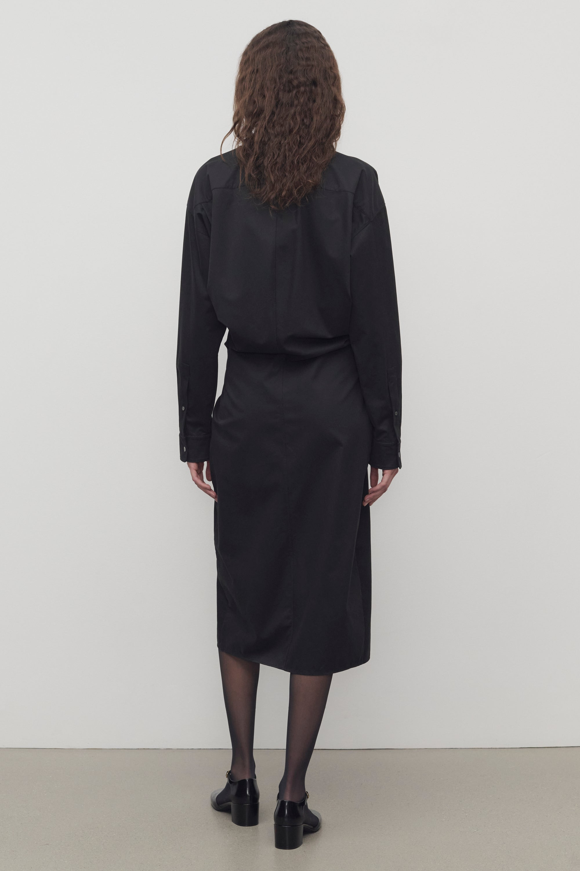 Yuske Dress in Cotton and Cashmere - 5