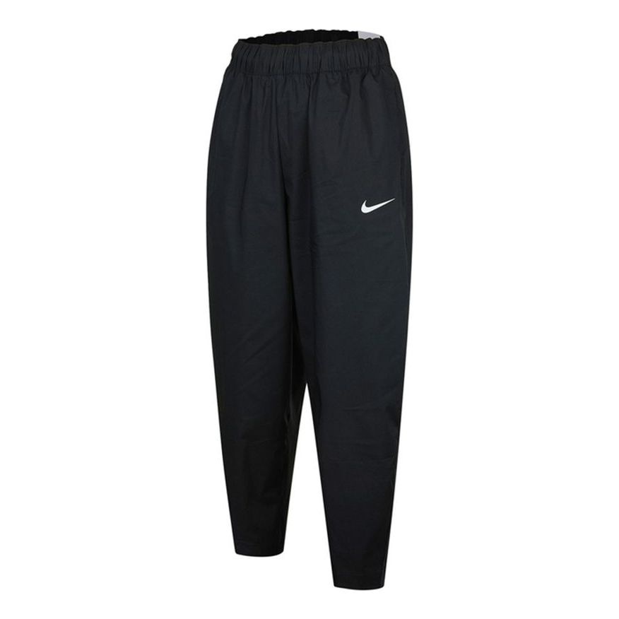 (WMNS) Nike Nsw Essntl Wvn Hr Pnt Crv Casual Sports Woven Breathable Long Pants/Trousers Autumn Blac - 1