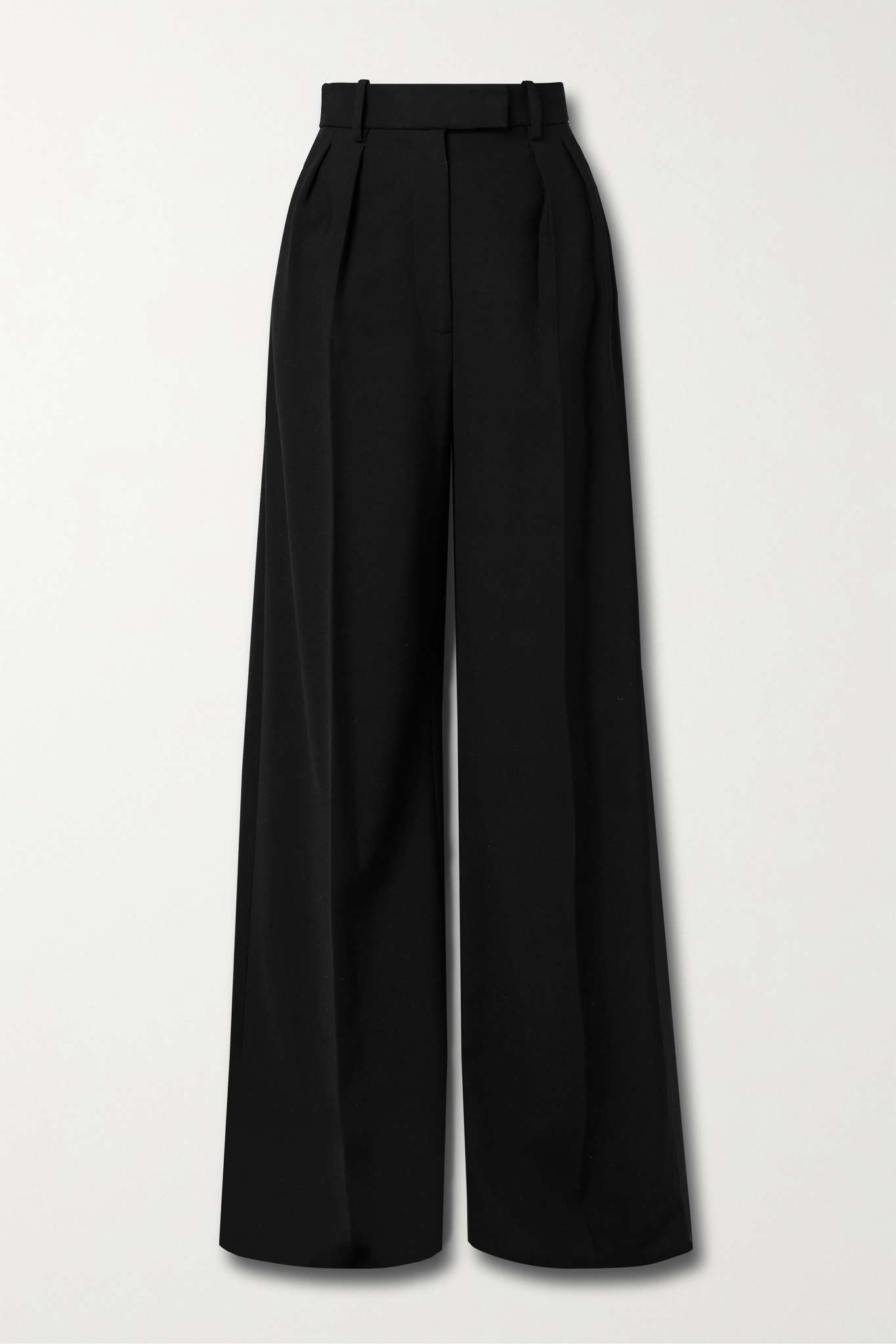 Teyana pleated woven wide-leg pants - 1