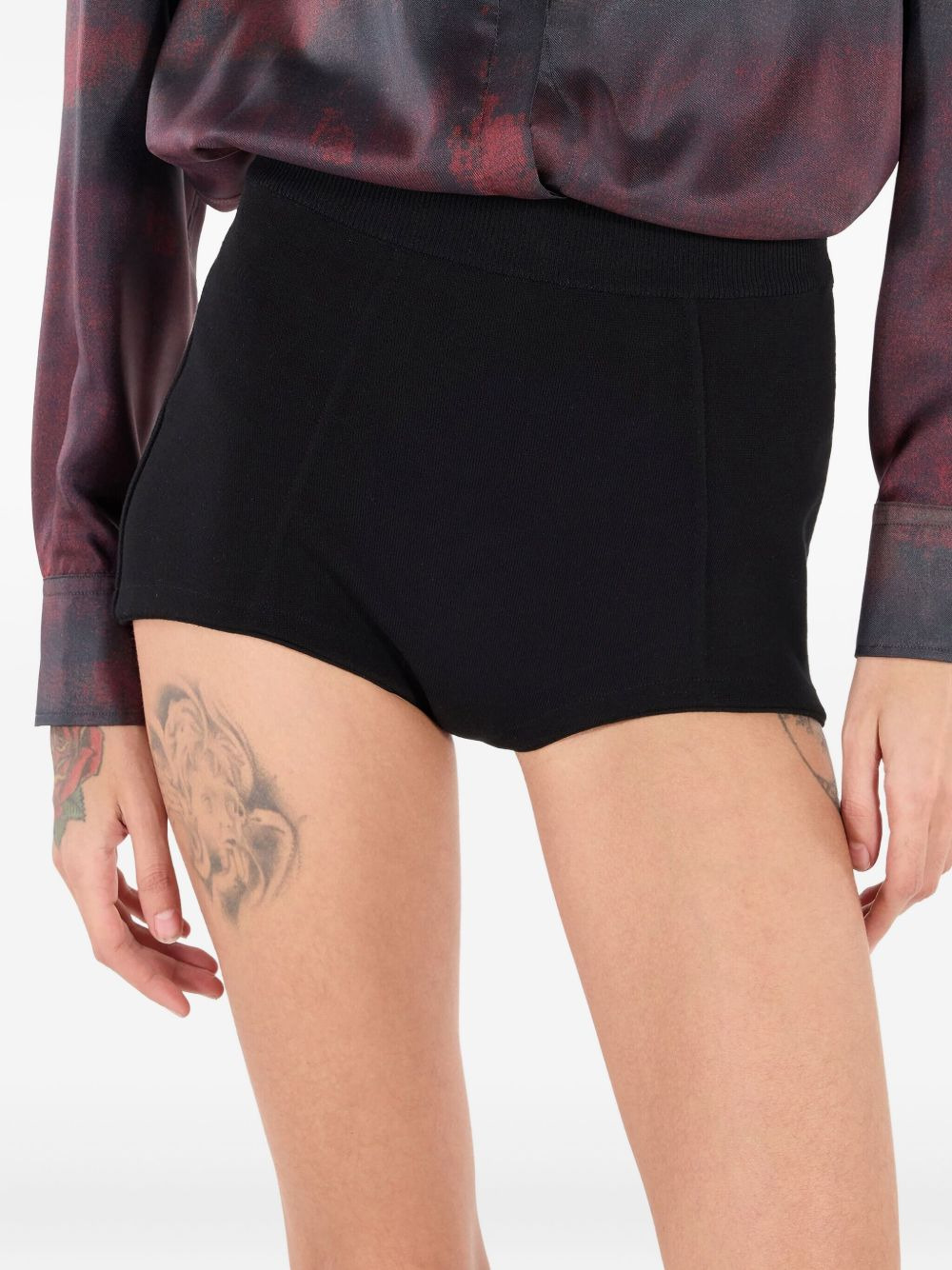 high-waisted shorts - 4