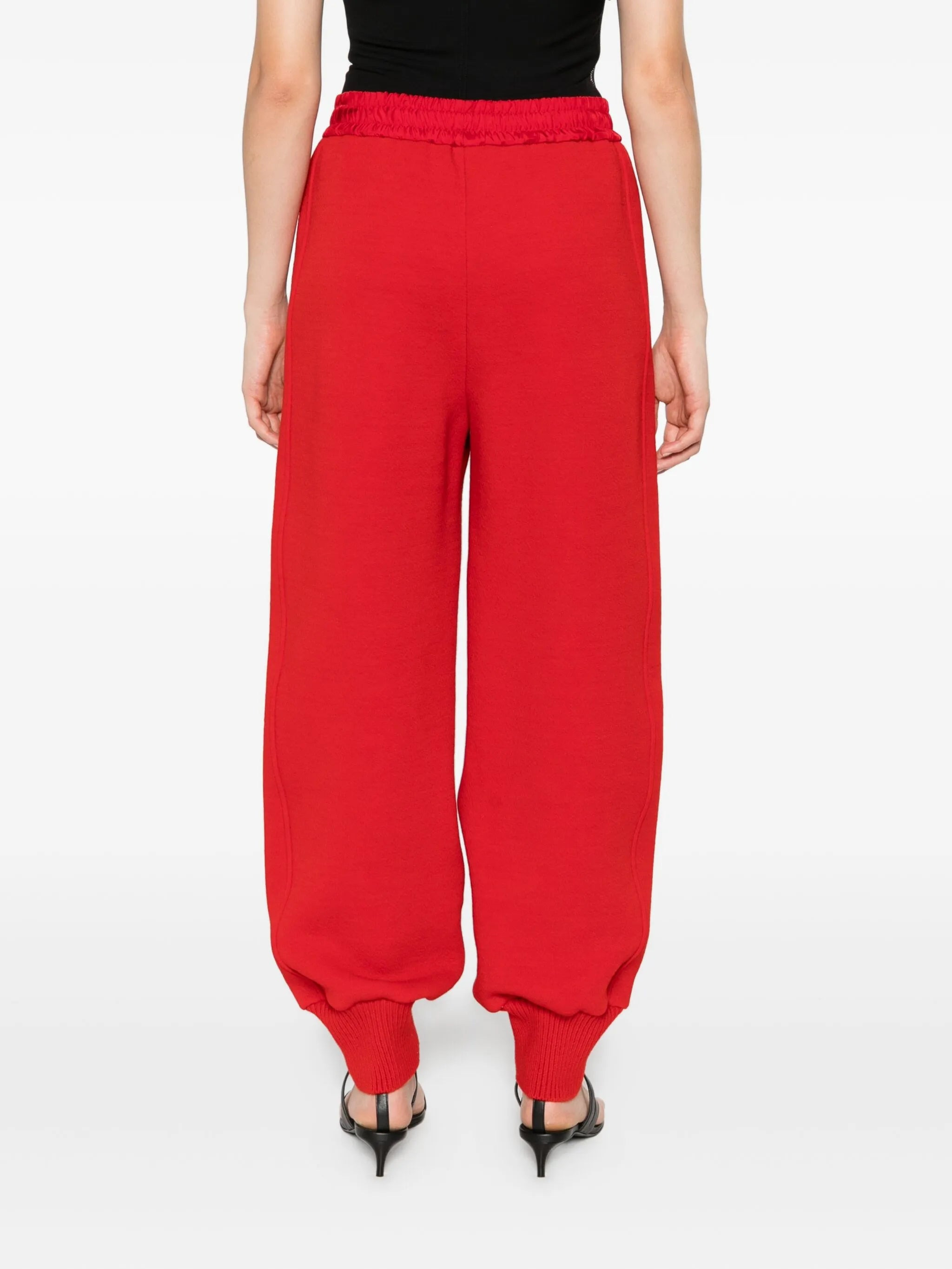 elasticated track pants - 4