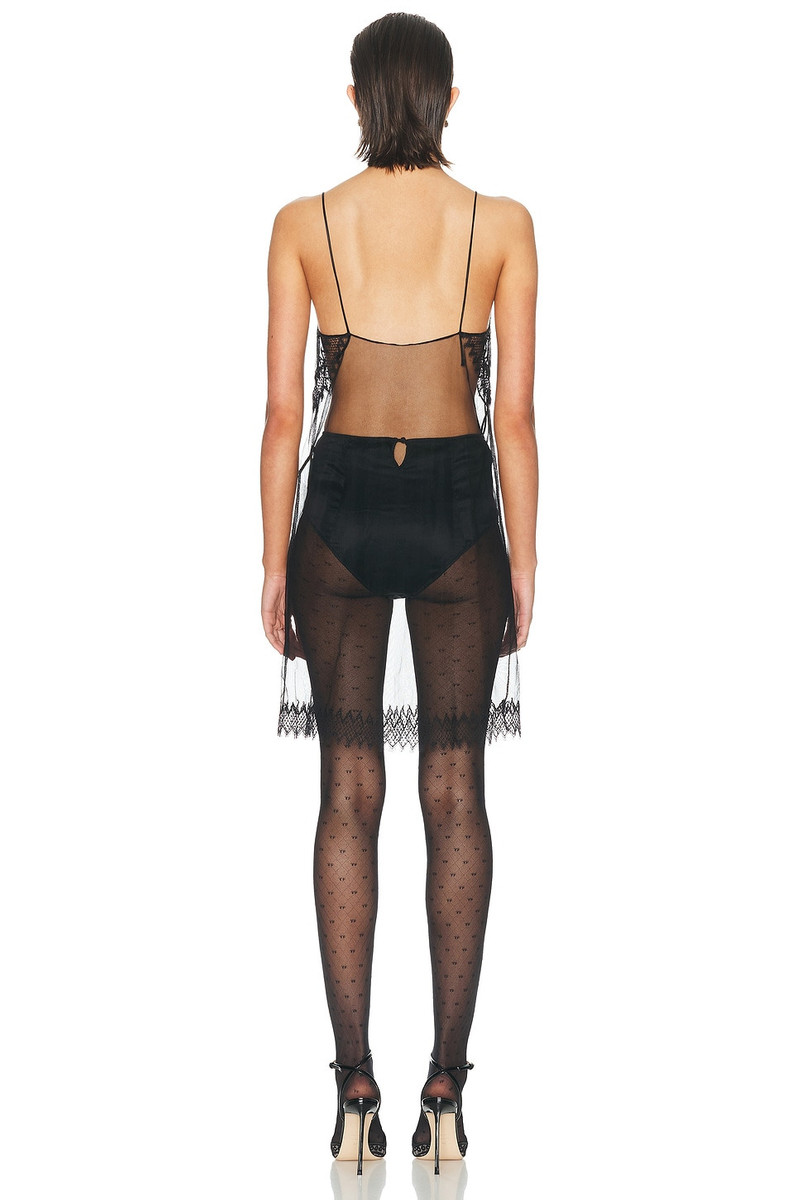 Stretch Tulle Cocktail Slip Dress 3