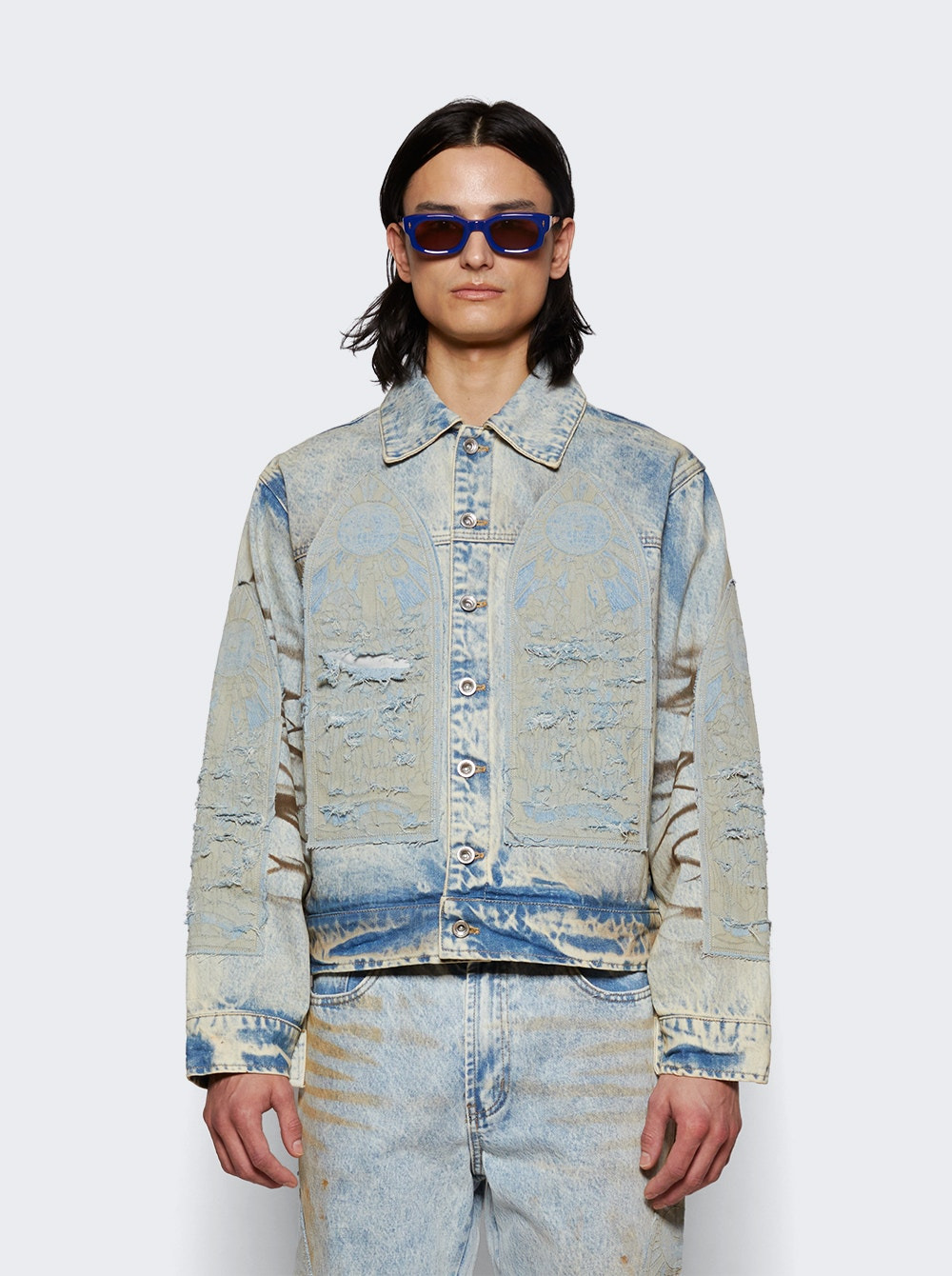 Mechanic Signature Trucker Jacket Denim - 2