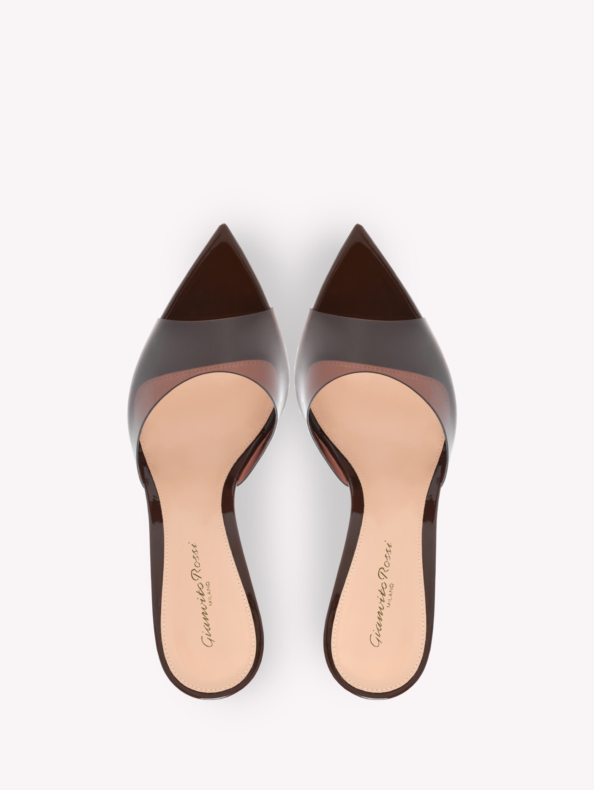 Gianvito Rossi Elle 55 Mules in Brown at Nordstrom - 3