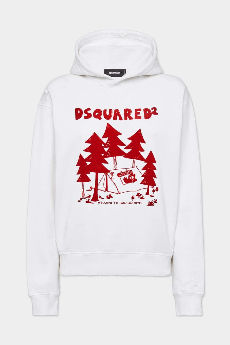 WASHED AND DESTROYED JUST RIGHT FIT HOODIE 1