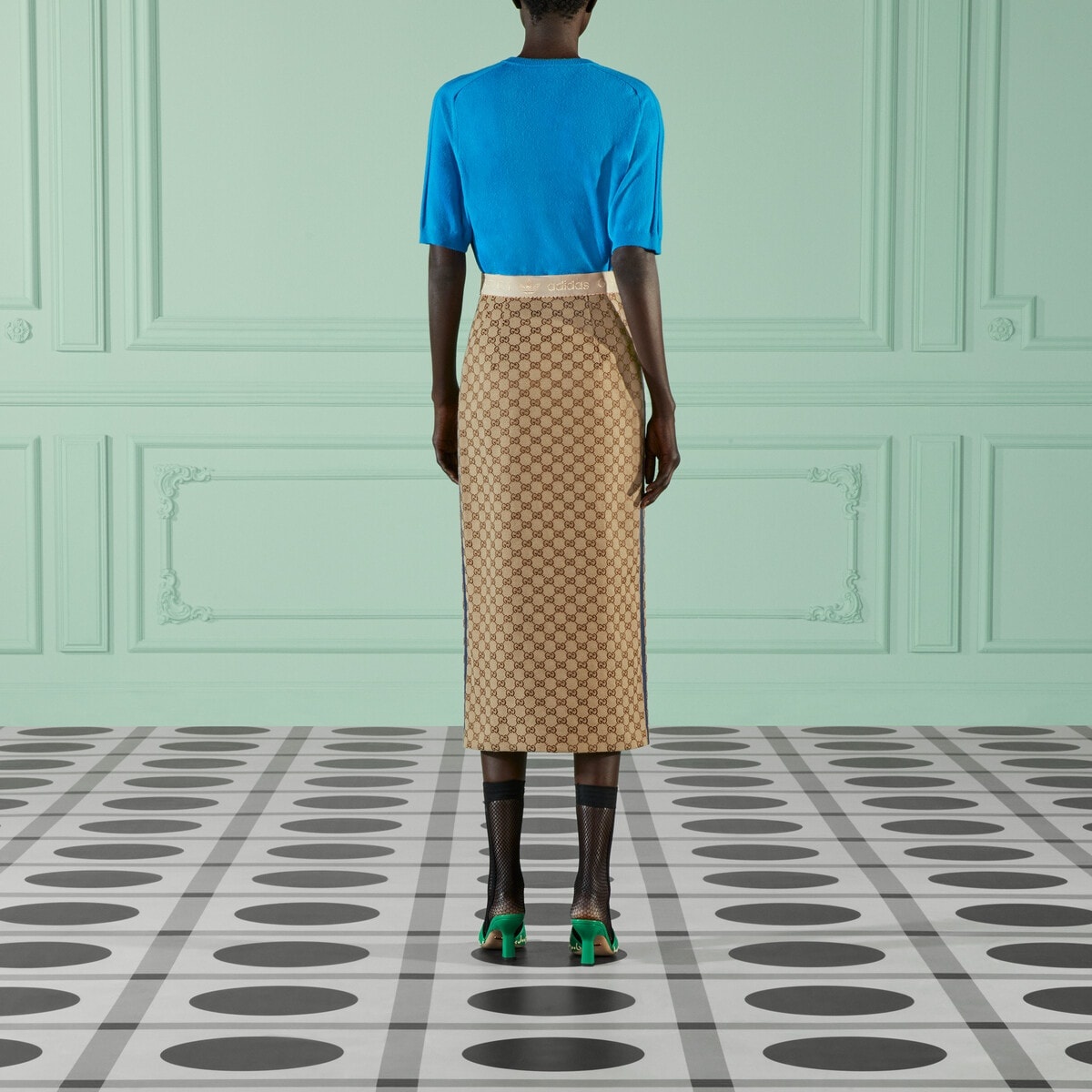 adidas x Gucci GG canvas skirt - 7