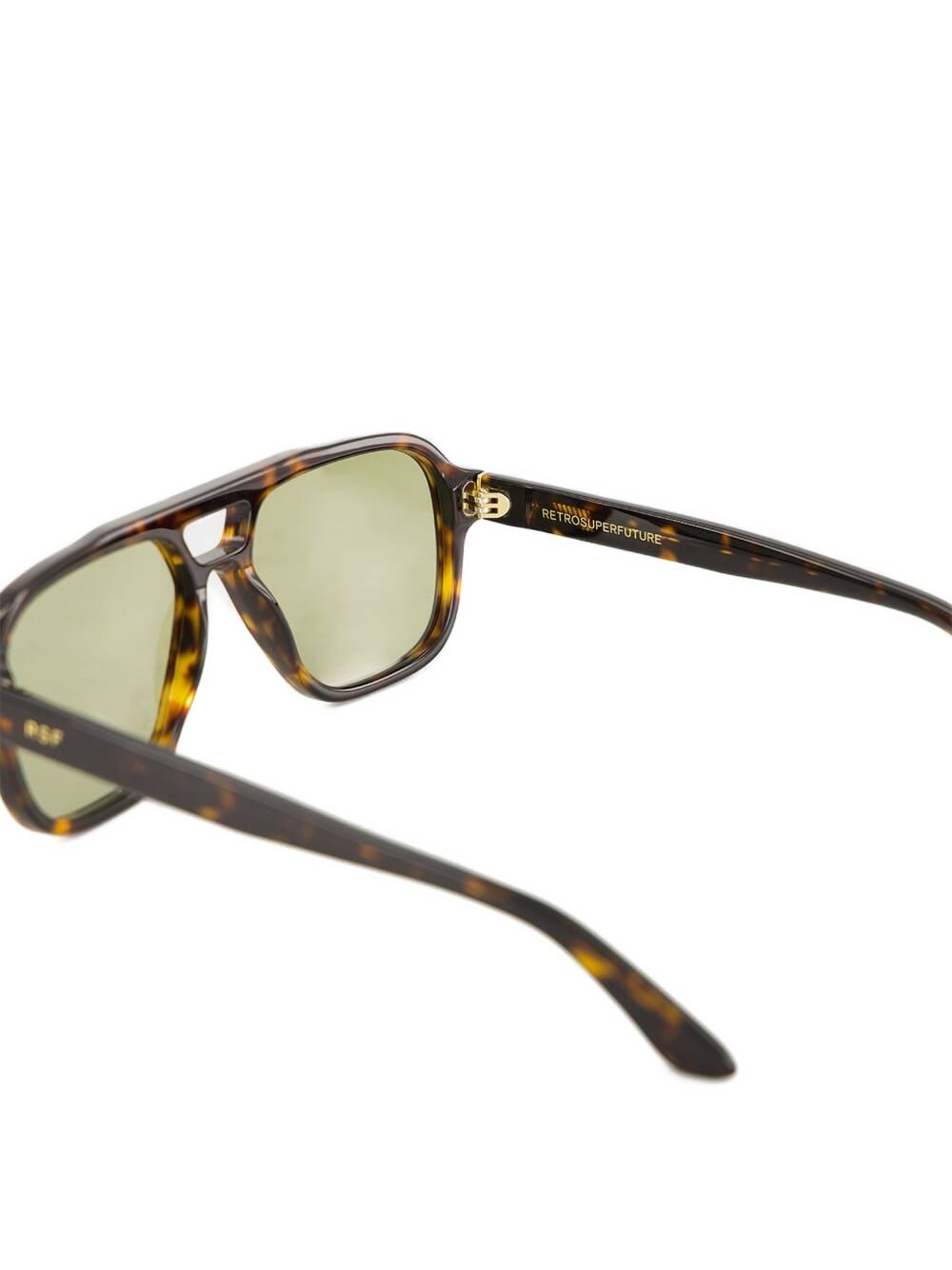 tortoiseshell geometric sunglasses - 4