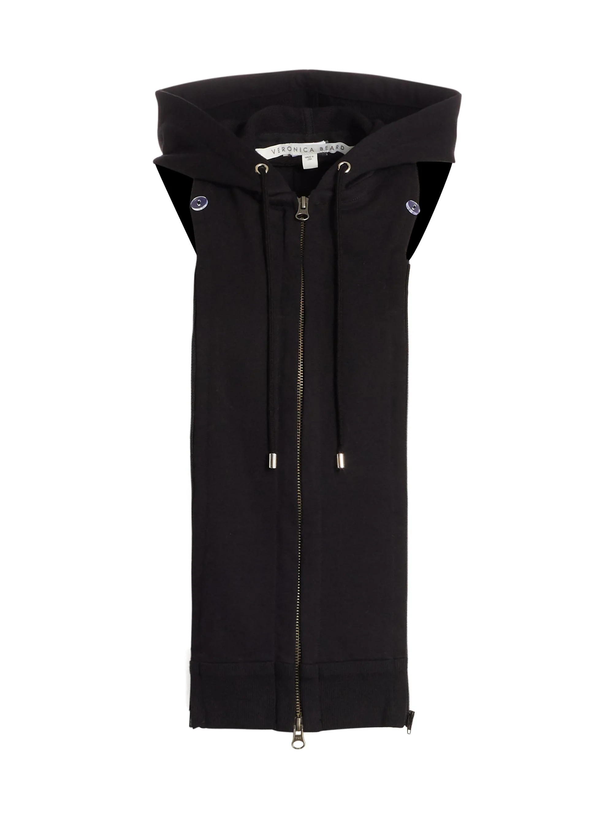 Women's Hooded Dickey - Black - 1