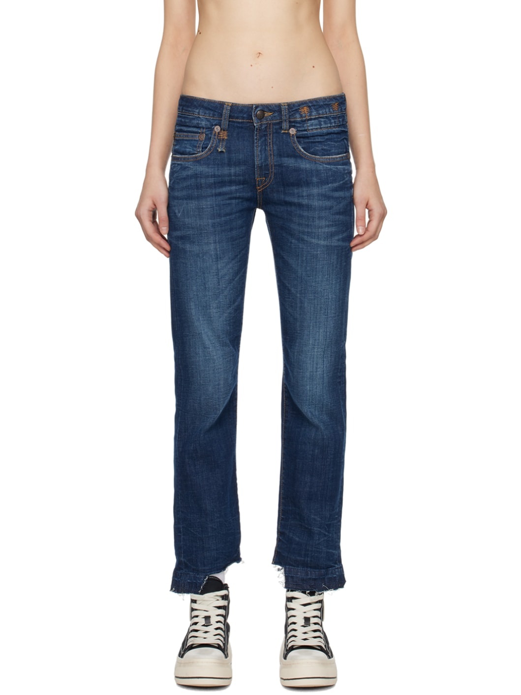 Indigo Boy Straight Jeans - 1