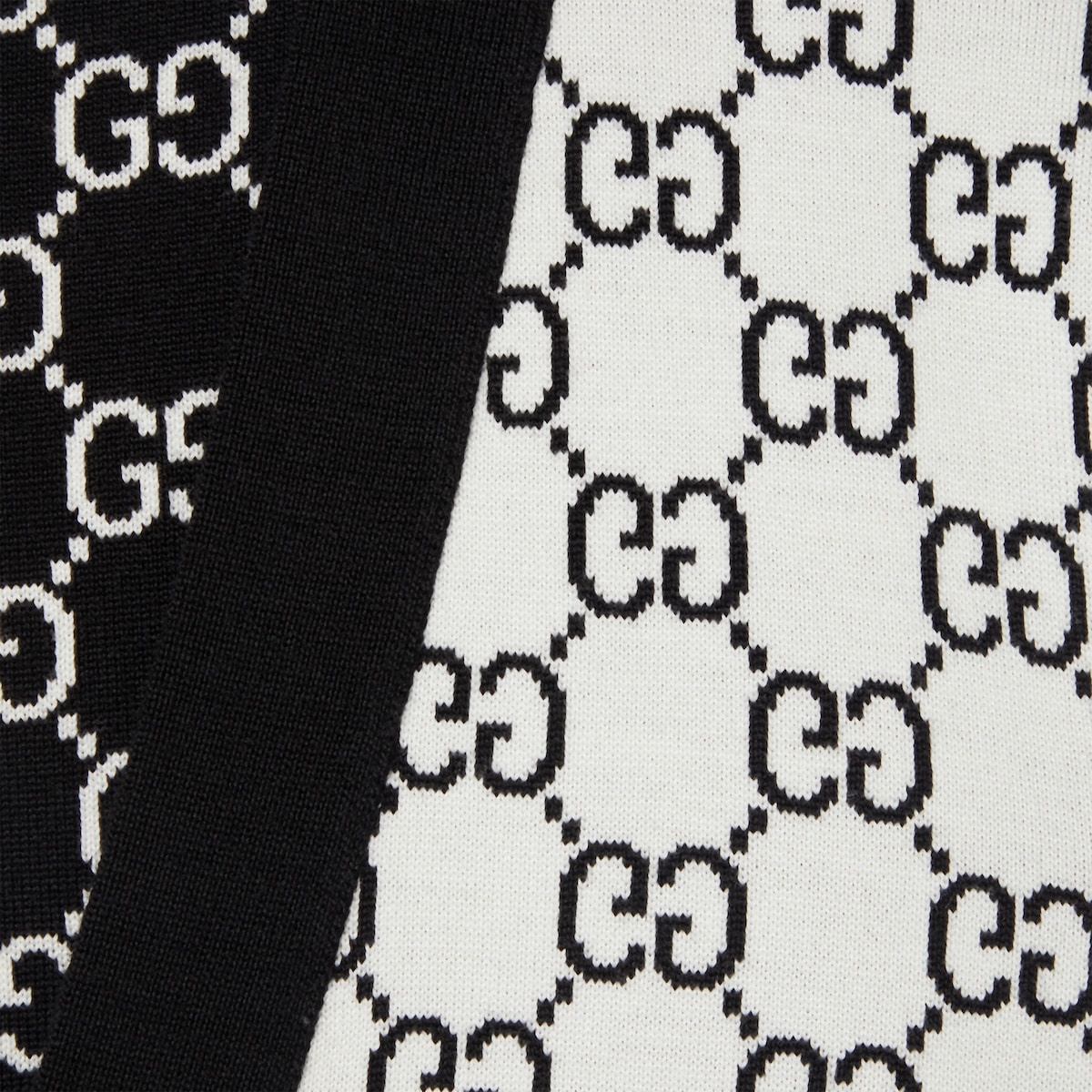 Reversible GG wool jacquard cardigan - 8