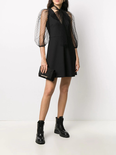 REDValentino puff-sleeve mini dress outlook