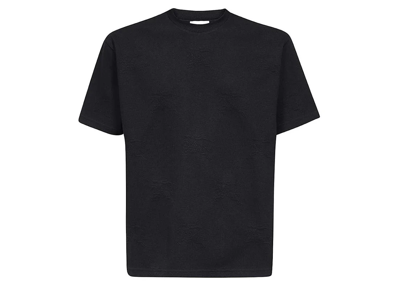 Burberry EKD Technical Cotton T-shirt Black - 1