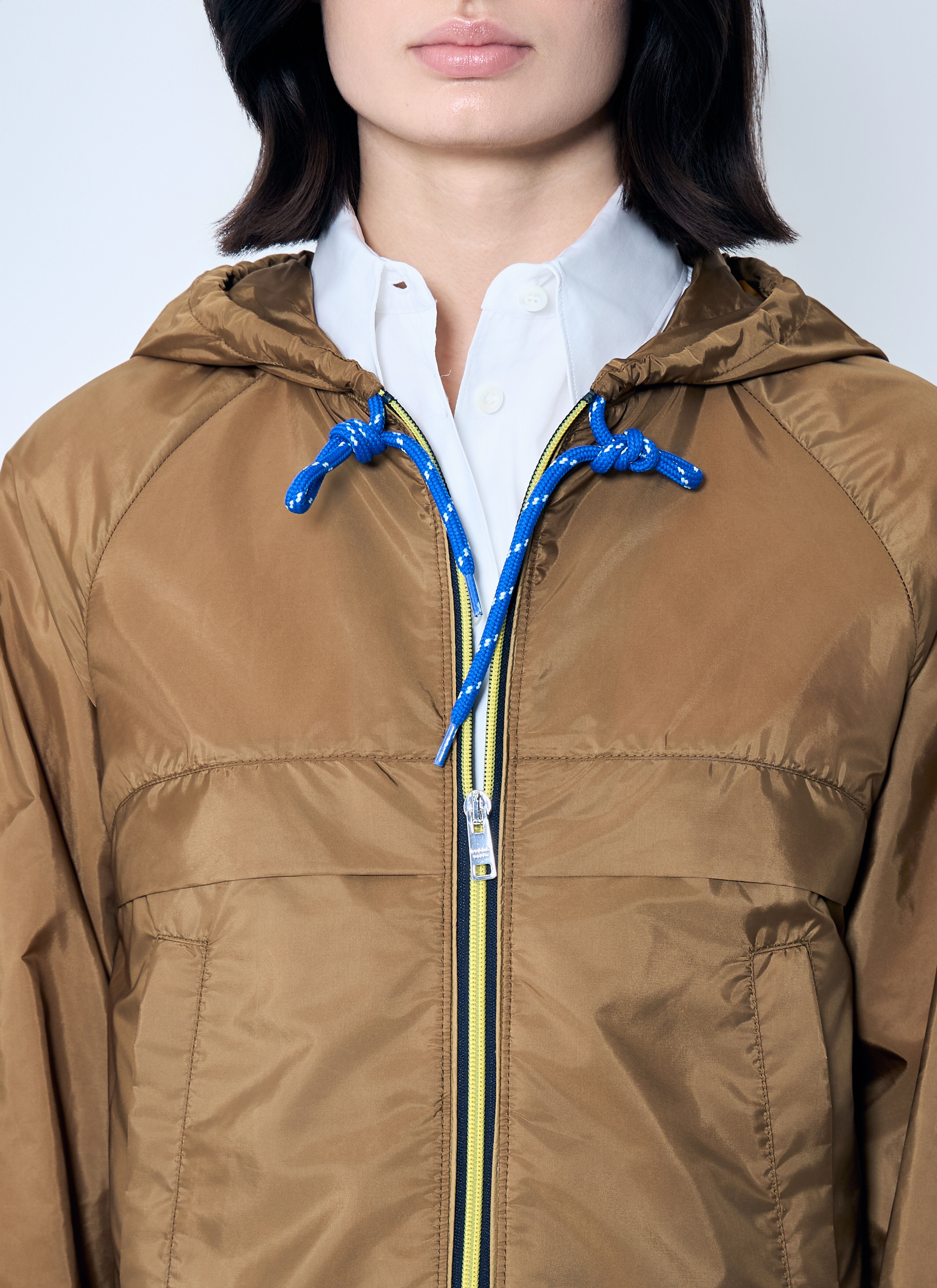 ジャケット Re-Nylon Hooded Jacket With Contrast Trims Prada Re-Nylon Hooded Jacket With Contrast Trims | lncc