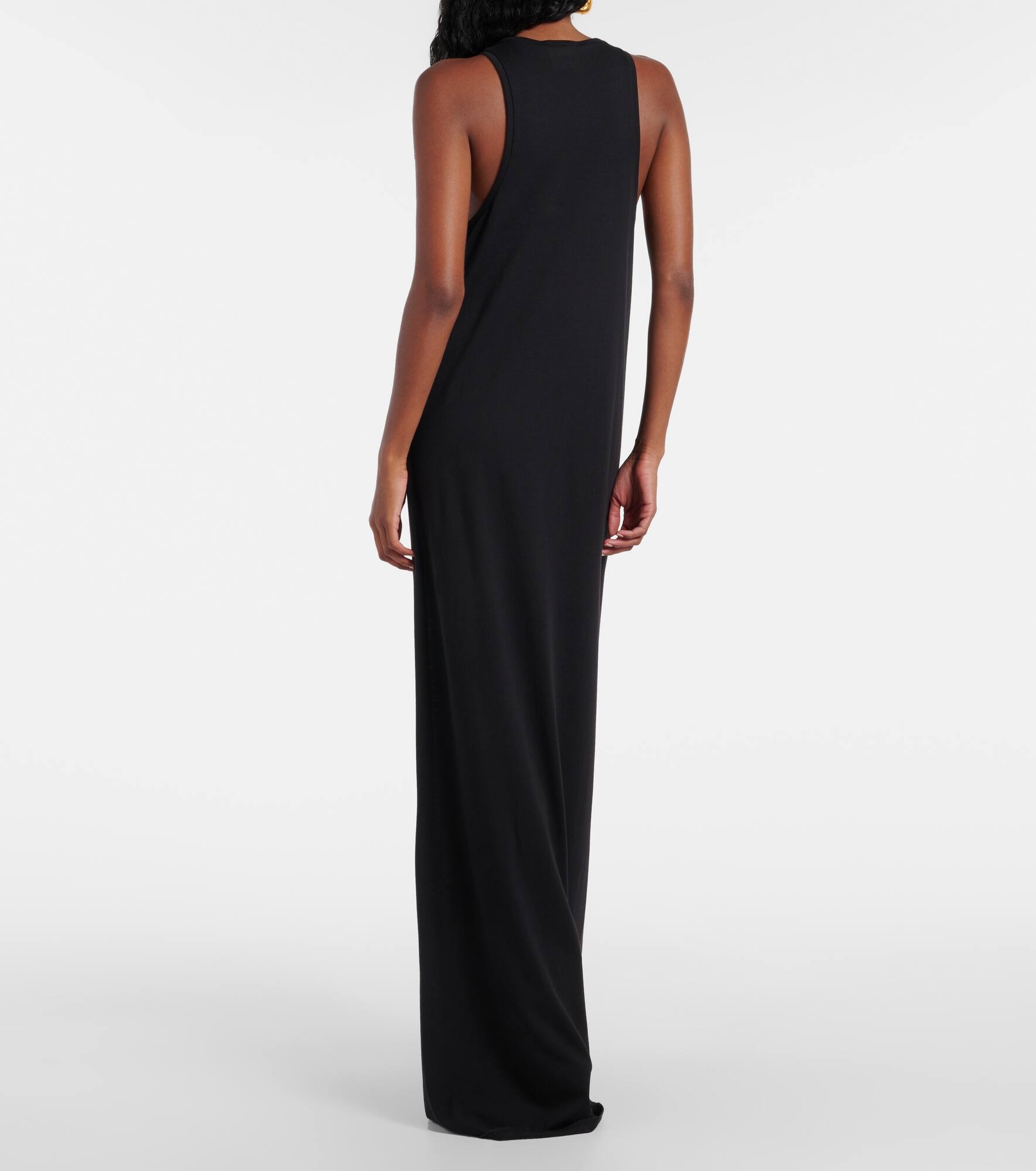 Vernetta cotton-blend jersey maxi dress - 3