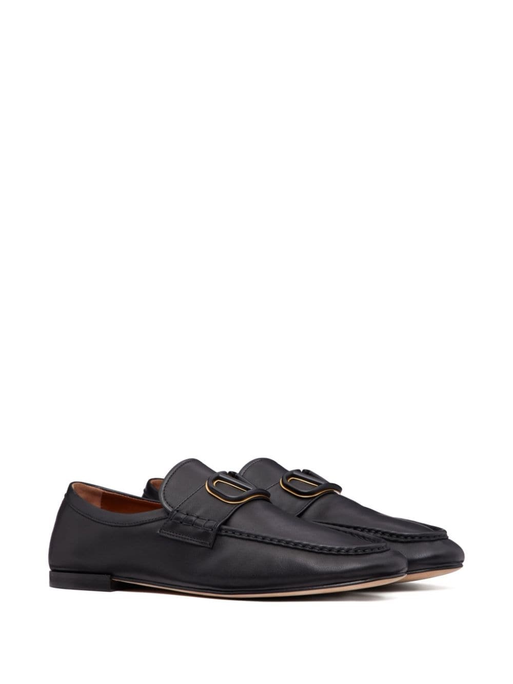 VLogo Signature leather loafers - 2