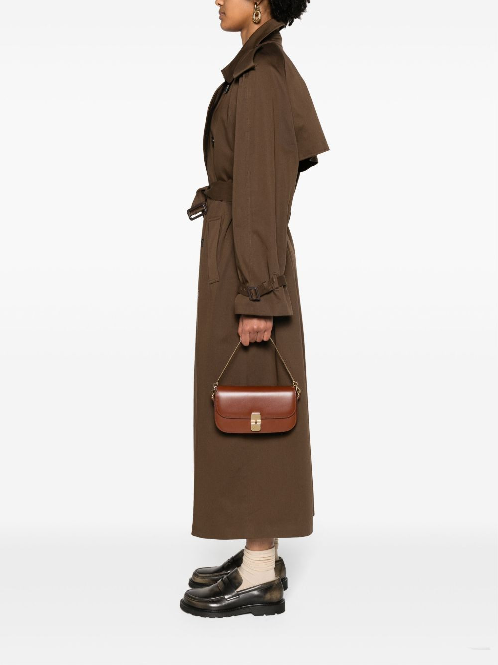Grace Chaine leather clutch bag - 2