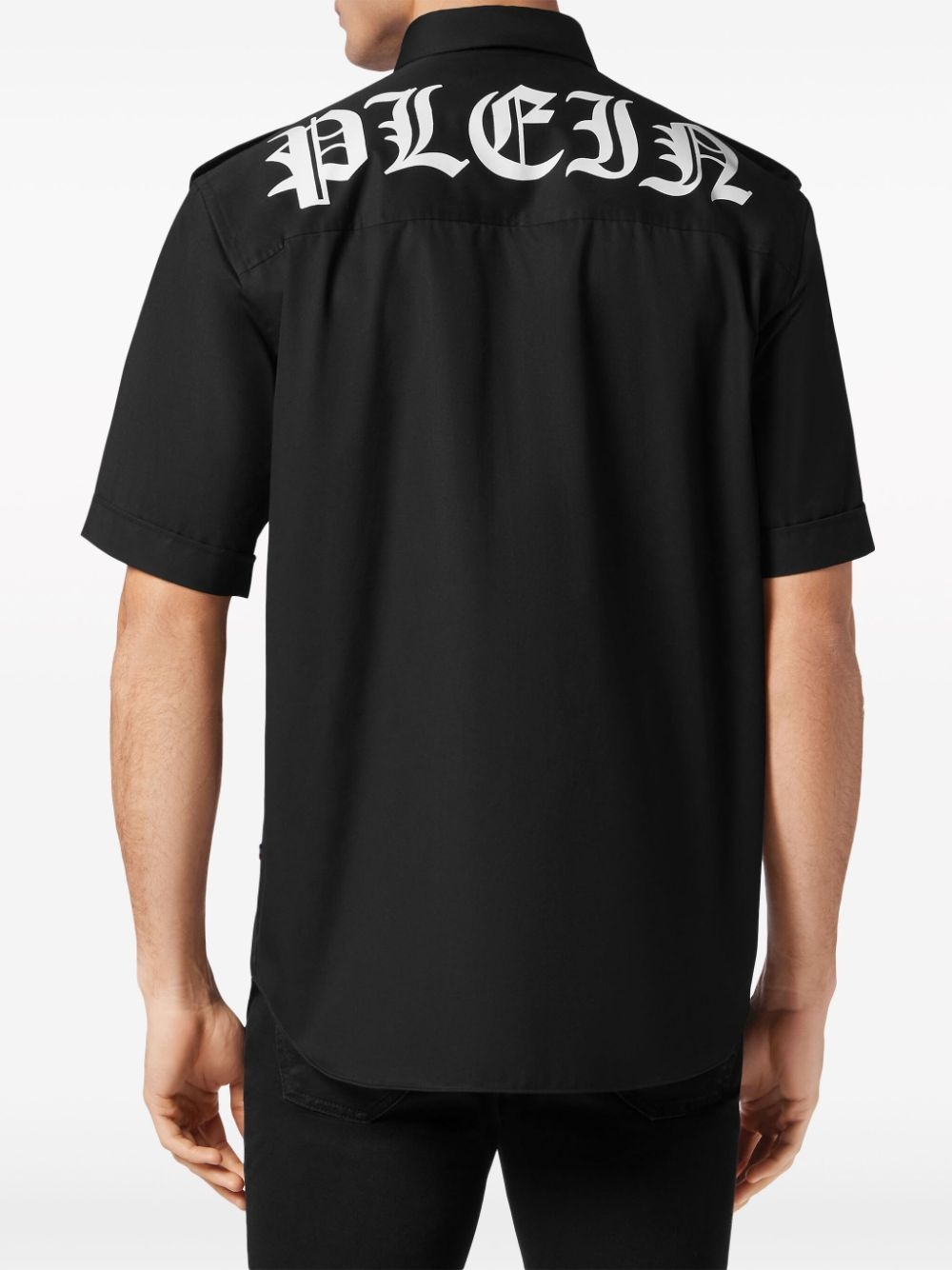 logo-appliquÃ© short-sleeved shirt - 3