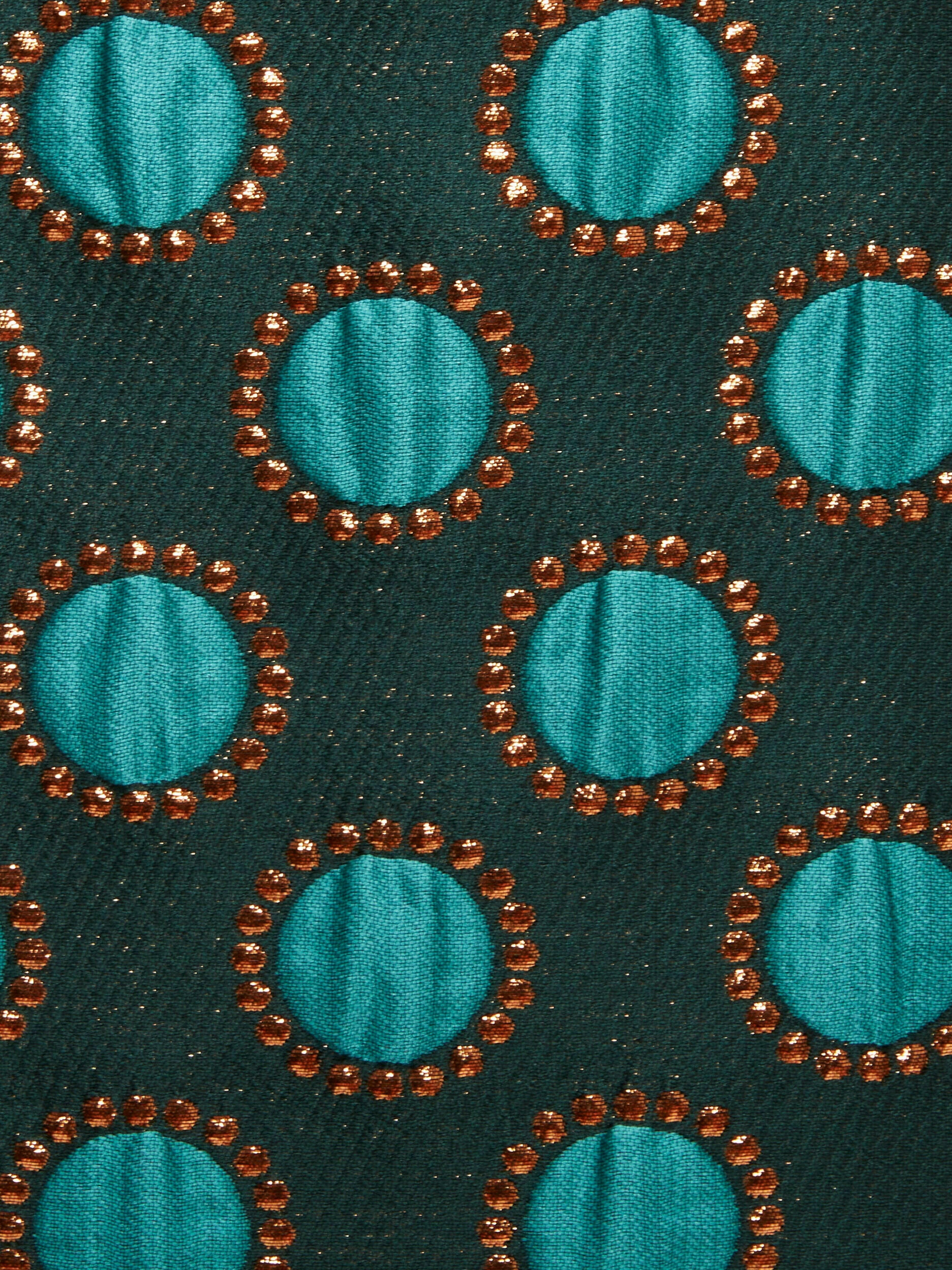 La DoubleJ Column Dress Jacquard Winter Sun Emerald at Nordstrom - 4